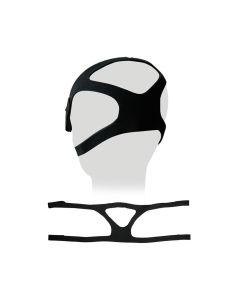 CPAP Headgear Black 1” Neoprene Strap Size – Regular