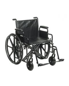 SENTRA 22" EC wheelchair with footrests