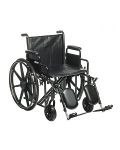 SENTRA 22” EC Wheelchair with Detachable Desk – Heavy-Duty Bariatric Mobility Solution