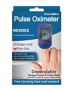 Compact ChoiceMMed OXYWATCH Fingertip Pulse Oximeter 