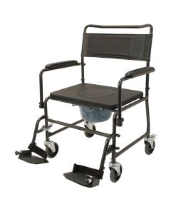 Wheeled commode chair TRS 200 XXL | Welded steel